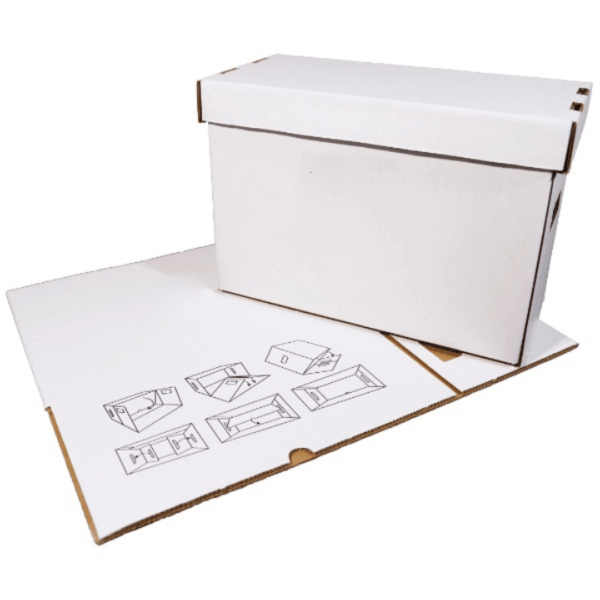 Short Comic Book Storage Box - 2 Pack | Woodhaven Trading Firm